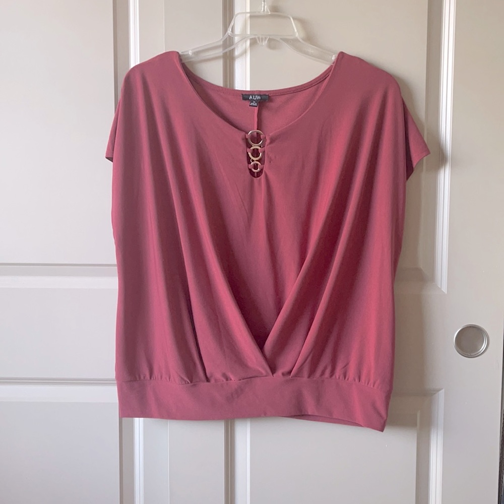 Short Sleeve Blouse Size XL
